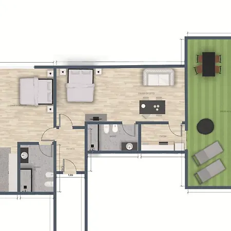 Hotel apartamentowy Torbole 3*